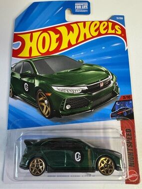 Hot Wheels 2018 HONDA CIVIC TYPE R HW: NIGHTSPEED 3/10